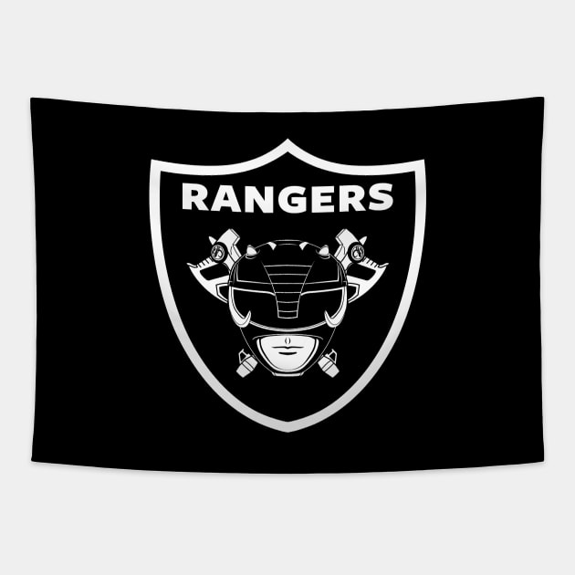 Rangers Superhero Sports Team Parody Mashup Tapestry by BoggsNicolas