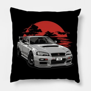 Nissan Skyline GTR R34, Godzilla, GTR Pillow
