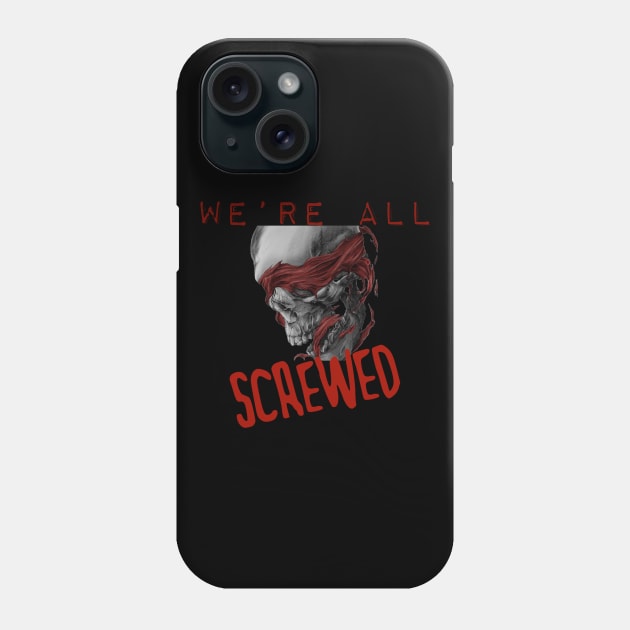 Skull Phone Case by screwedingeneral