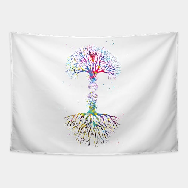 DNA Tree Tapestry by erzebeth