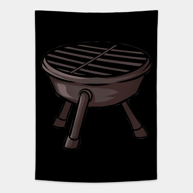 BBQ Grill Tapestry by fromherotozero