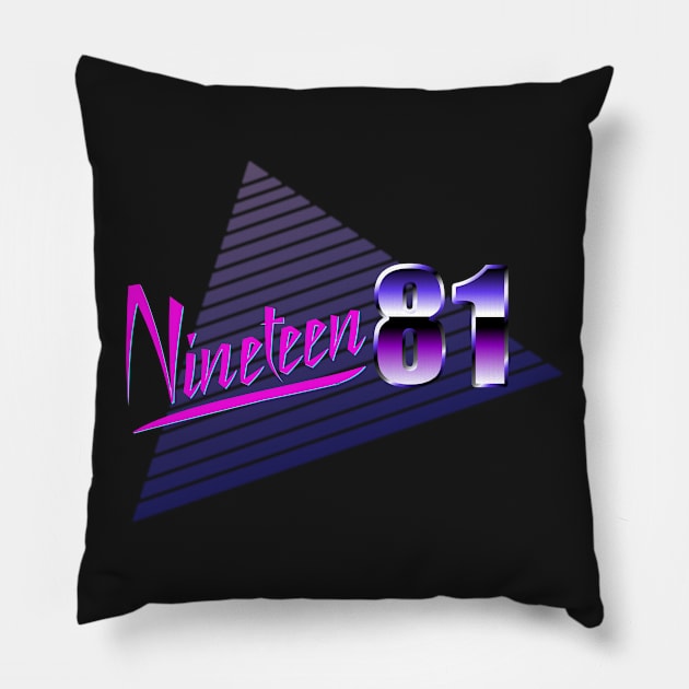 Nineteen81 Pillow by beerman