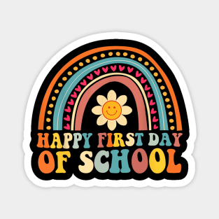 Happy First Day Of School For Teachers Back To School Magnet