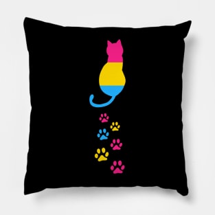 Pansexual Pride Cat Support LGBT Community Pillow
