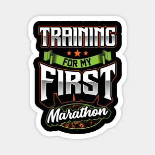 Training For My First Marathon Magnet