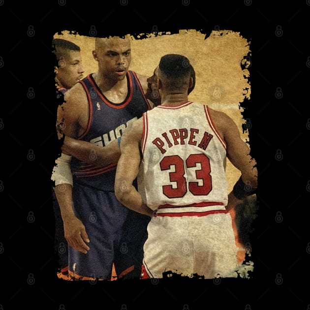 Charles Barkley vs Scottie Pippen, NBA Finals by Omeshshopart