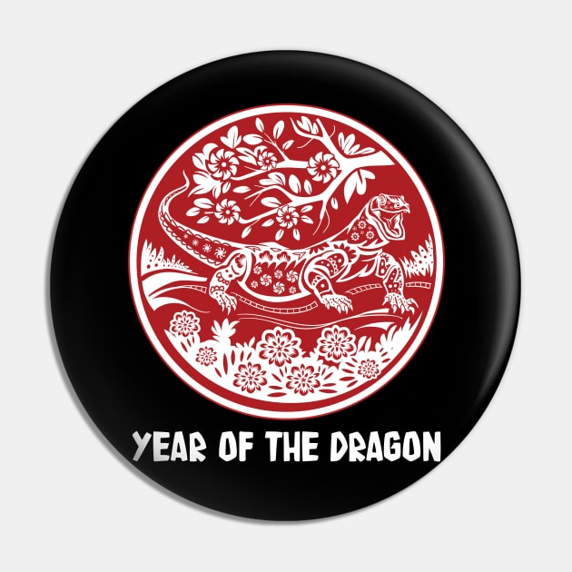 Year of the Dragon Pin by Peppermint Narwhal