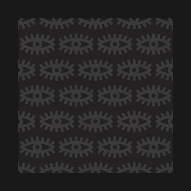 Eye Seamless Pattern in Dark Mode by Genesis