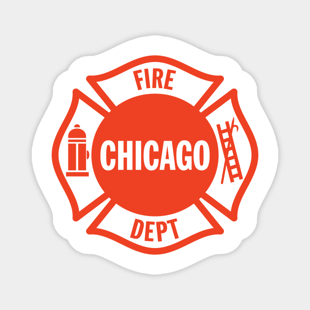 Chicago Fire Dept Magnet by Loweryo Judew