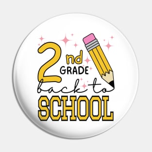 Second Grade Back to School Pin