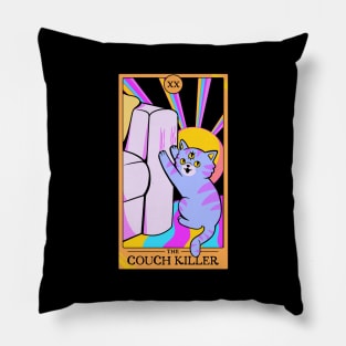 Cat The Couch Killer by Tobe Fonseca Pillow