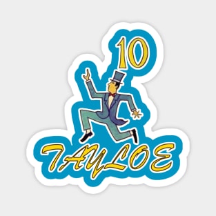 Ten Lords Tayloe White Outline Magnet