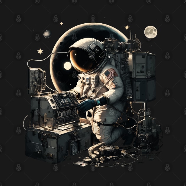 astronaut beatbox by Lamink