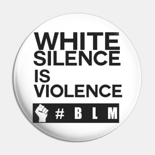 im black and im proud, white silence is violence black lives matter, i can't breathe, george floyd Pin