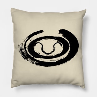 Lord Apophis Symbol Paint Stroke Pillow