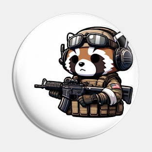 Tactical Tanuki Pin