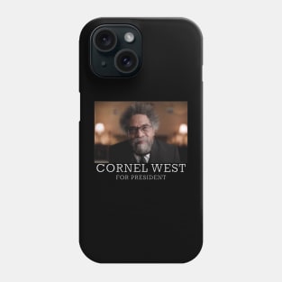 cornel west for president Phone Case