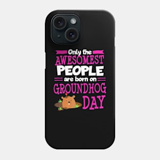 Groundhog Day 2024 Birthday Gag Best Friend Son Phone Case