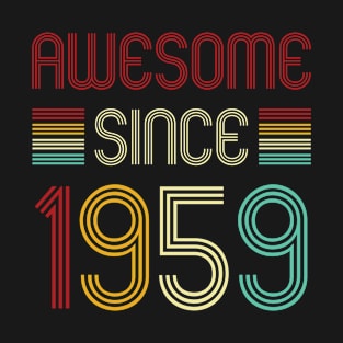 Vintage Awesome Since 1959 T-Shirt