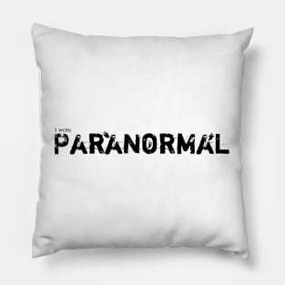 I write Paranormal Pillow