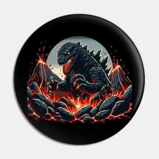 Godzilla Pin