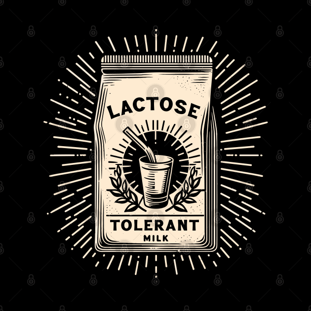 Lactose Tolerant Milk // Original Vintage Design by Trendsdk