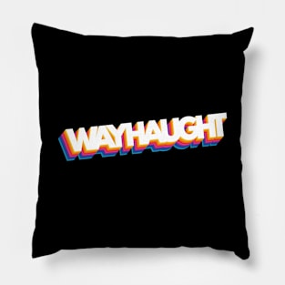 Retro WayHaught Pillow