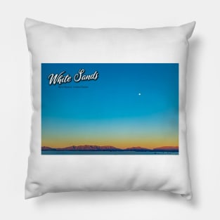 White Sands Hot Air Balloon Invitational Pillow