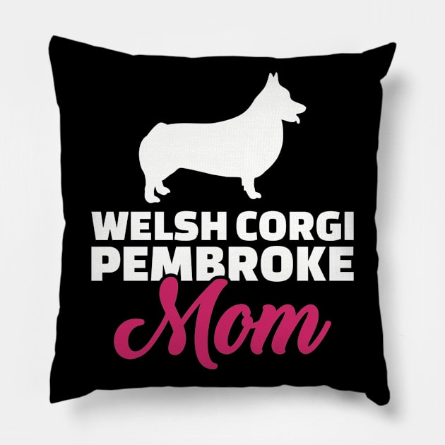 Welsh Corgi Pembroke mom Pillow by Designzz