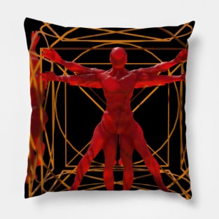 Vitruvian Matrix Pillow