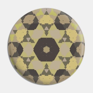 Tan Mosaic Autumn Fall Geometric Tile Pin