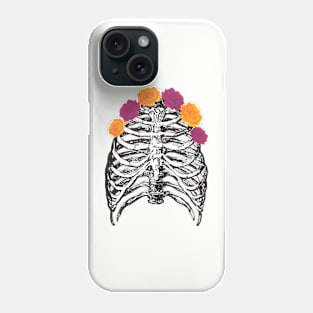 Ribcage floral design Phone Case