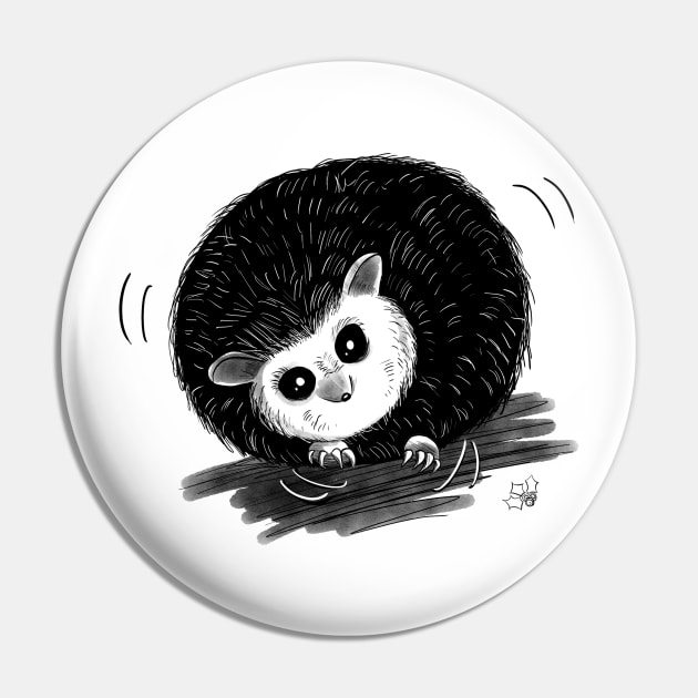 Scurrying Hedgehog Pin by hollydoesart