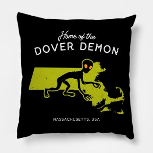 Home of the Dover Demon - Massachusetts USA Cryptid Pillow