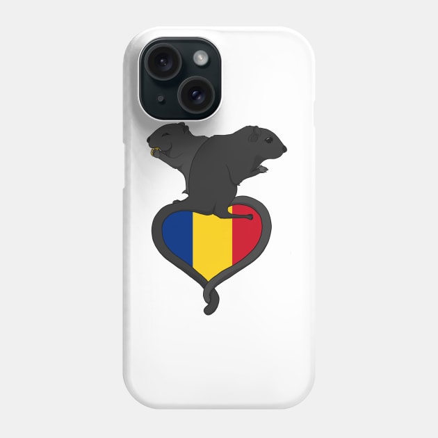 Gerbil Romania (dark) Phone Case by RampArt