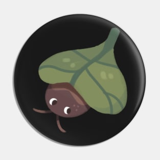 roach hiding under leaf Pin