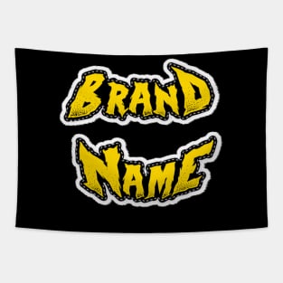 Logotype Embroidery Effect Tapestry