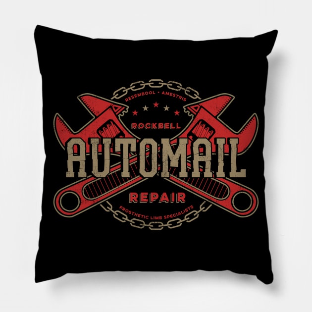 Rockbell Automail Repair - Upgrade Pillow by FourteenEight