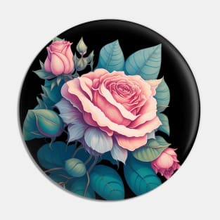 Bouquet of Roses Pin