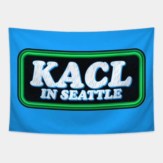 KACL in Seattle Tapestry by darklordpug