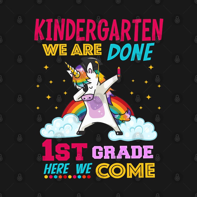 Kindergarten Graduation Magical Unicorn 1st Grade by ARMU66