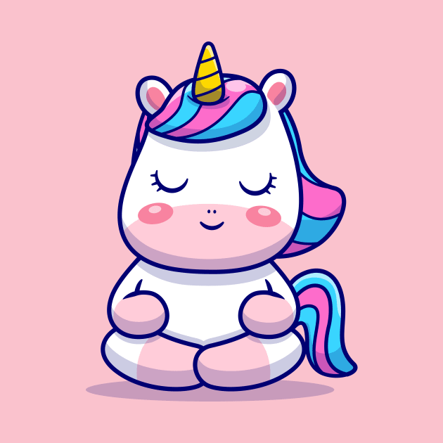 Cute Unicorn Meditation by Catalyst Labs