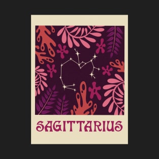 Abstract Sagittarius Zodiac T-Shirt