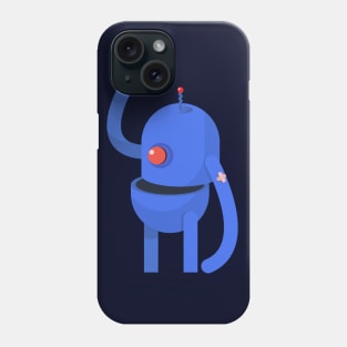 Blue Robot Phone Case