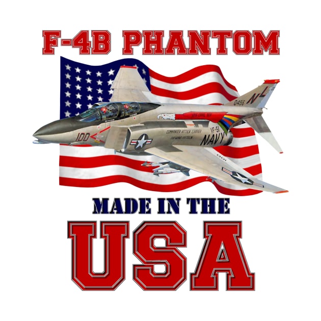 F-4B Phantom II USN Made in the USA by MilMerchant