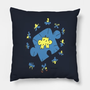 Minion planet 2 Pillow