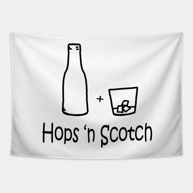 Hops 'n Scotch Tapestry by PelicanAndWolf