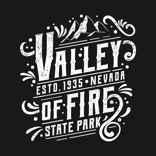 Valley of Fire State Park Art Vintage Motive by MarkusShirts