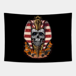 Egyptian Pharaoh Skull Tapestry