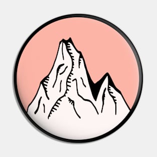 Mountains Sketch V20 Pin